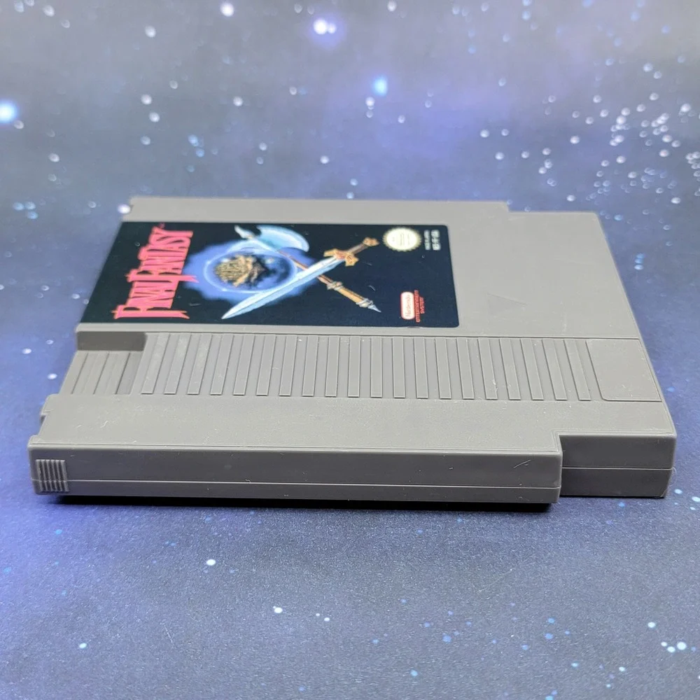 Final Fantasy Nintendo NES Original Gray Cartridge Video Game NES-FF-USA 1990